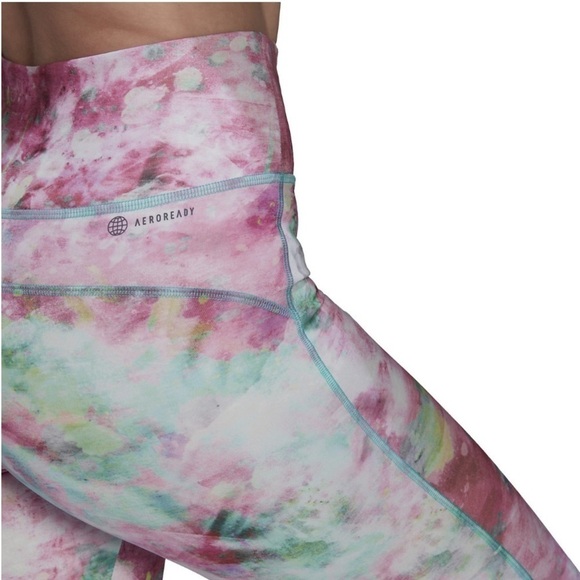 Adidas’s 7/8 Tie Dye Leggings Zoe Saldana Collection | SIZE S - Picture 10 of 11